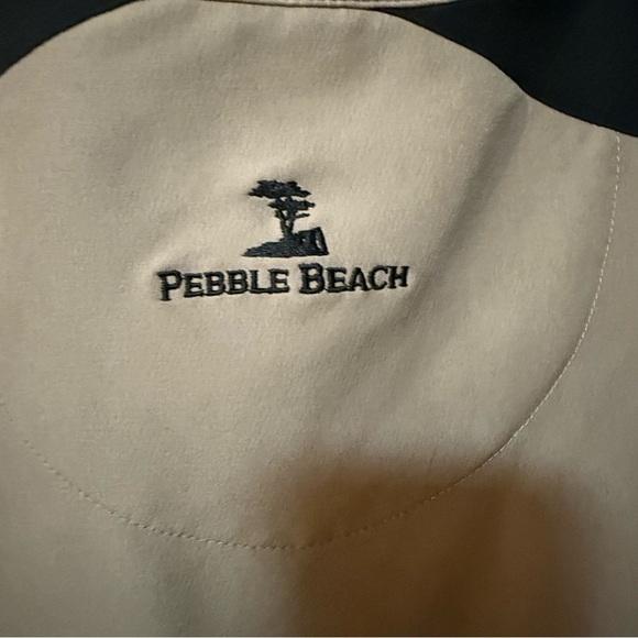 Pebble Beach Water Resistant Wind Breaker Jacket- Size Large - Picture 9 of 11